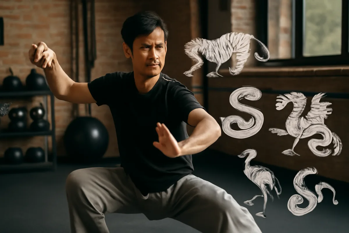 I cinque animali del Kung Fu: movimenti simbolici e benefici reali
